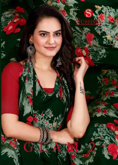 GLAM VOL-02 BY SUSHMA DESIGNER SAREES WHOLESALER IN INDIA